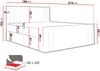 Boxspringbett Harlon, Braun, 180x200 cm Bild 4