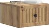 vidaXL Wandmontierter Nachttisch 2 pcs Artisan-Eiche 33 x 34,5 x 20 cm 897934 Bild 2