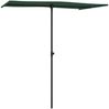 vidaXL Sonnenschirm mit Aluminium-Mast 180x110 cm Grün 47328 Bild 3
