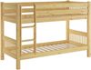 Etagenbett hoher Bettabstand massive Kiefer Zubehör wählbar Liegefläche 90x200 V-60.12-09Ni100Rollrost inkl. Bild 3