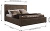 CORIVO CLASSIC Polsterbett mit Bettkasten & Stauraum, Doppelbett, inkl. Lattenrost, Metall-Hebeautomat mit Gasdruckfedern, mit Pocket Matratze - Braun Velvet - VIRE LUX Bild 4