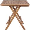 House Nordic Beistelltisch, Teakholz, natur, 50x50x50 cm Bild 4