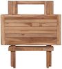House Nordic Beistelltisch, Teakholz, natur, 50x50x50 cm Bild 5
