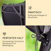 Sylt Polsterauflage Sesselauflage Kopfkissen Polyester 50 x 120 x 9 cm Grau / Weiß Bild 4