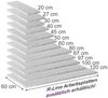 Küchenarbeitsplatte R-Line Weiß/Marmor 50 cm Vicco Bild 2