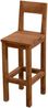 Inko 3-teilige Bar-Sitzgruppe Abacus recyceltes Teak 80x80x108 cm mit 2 Barstühlen Bild 2