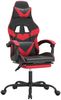 vidaXL Gaming-Stuhl mit Fußstütze Schwarz und Rot Kunstleder [3143855] Bild 2