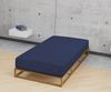 biberna Frottee-Stretch-Spannbetttuch 0012344, marine, 1x 180x200 cm - 200x200 cm Bild 3