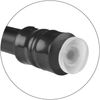 Bestlivings Gardinenstange zum Klemmen ohne Bohren, Klemmstange 40-60 cm, Schwarz, Ø 10 mm, für Scheiben- & Bistrogardinen, Teleskopstange mit Schraubtechnik Bild 5