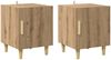vidaXL Nachttisch 2 pcs Artisan-Eiche 40 x 40 x 50 cm Holzwerkstoff 880604 Bild 2