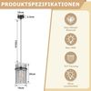 ZMH Pendelleuchte Esstisch 1 Flammig Hängelampe Schwarz E27 Glas Ø 16 cm Esszimmerlampe Für Esszimmer Schlafzimmer Cafe Bar Küche Ohne Leuchtmittel Bild 3