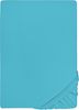 biberna Jersey-Elastic-Spannbetttuch , türkis, 1 x 120 x 200 cm - 130x220 cm Bild 5