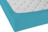 biberna Jersey-Elastic-Spannbetttuch , türkis, 1 x 120 x 200 cm - 130x220 cm Bild 2