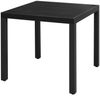 vidaXL 5-tlg. Garten-Essgruppe PVC Rattan Schwarz 3060101 Bild 3