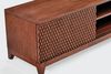 KAWOLA Lowboard COPAS TV-Board 2 Türen 2 Fächer Eiche furniert braun 42 x 40 x 180 cm Bild 2