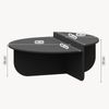 Couchtisch Tondesdaslo mit doppelter Tischplatte 90x90x35 cm Dunkelgrau [en. casa] Bild 2
