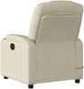 vidaXL Massagesessel mit Relaxfunktion, Kunstleder, Creme 3205544 Bild 4