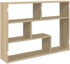 vidaXL Wandregal Wandhalterung Sonoma-Eiche 95 x 20 x 69,5 cm 8012142 Bild 5