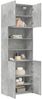 vidaXL Highboard Betongrau 80x42,5x249 cm Holzwerkstoff 3281360 Bild 3