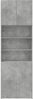 vidaXL Highboard Betongrau 80x42,5x249 cm Holzwerkstoff 3281360 Bild 5