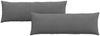 vidaXL Sofakissen 2 Stück Dunkelgrau 120 x 40 cm Stoff 42013813 Bild 2