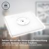 B.K.Licht Deckenleuchte LED Deckenlampe Backlight 4.000K 3.000lm - BKL1313, LED fest integriert, Neutralweiß, Panel Ultra Flach 420x420x29mm 22W Memoryfunktion Weiß Bild 3