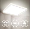 B.K.Licht Deckenleuchte LED Deckenlampe Backlight 4.000K 3.000lm - BKL1313, LED fest integriert, Neutralweiß, Panel Ultra Flach 420x420x29mm 22W Memoryfunktion Weiß Bild 2