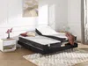 Vente-unique - PHANES Bett Holz, PlatteStoff Schwarz - B 80 cm160 cm12 cm x H 24 cm35 cm16,5 cm x L 200 cm71 cm Bild 2