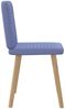 vidaXL Esszimmerstühle 2 Stk. Jeansblau Stoff 4101154 Bild 5