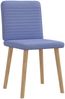 vidaXL Esszimmerstühle 2 Stk. Jeansblau Stoff 4101154 Bild 3