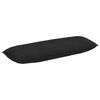 vidaXL Rückenkissen Schwarz 140 x 19 x 50 cm Stoff 42014832 Bild 2