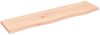 vidaXL Wandregal 80x20x2 cm Massivholz Eiche Unbehandelt 363539 Bild 2