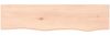 vidaXL Wandregal 80x20x2 cm Massivholz Eiche Unbehandelt 363539 Bild 4