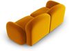 Micadoni Sofa Blair 2-Sitzer Samtstoff Gelb Bild 3