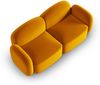 Micadoni Sofa Blair 2-Sitzer Samtstoff Gelb Bild 4