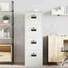 vidaXL Aktenschrank Anthrazit 45,5 x 42 x 139 cm Kaltgewalzter Stahl 891624 Bild 4