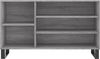 vidaXL Schuhregal Grau Sonoma 102x36x60 cm Holzwerkstoff 831426 Bild 4