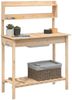 vidaXL Pflanztisch mit Waschbecken 147,5x44x139,5 cm Massivholz Tanne 156346 Bild 4