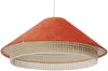 BPS Koncept 0SE0-015 Hängeleuchte SENSEI Texil aus Velourss auf PVC-Kunststoff rot, beige 1xE27 60W H:117cm Ø60cm dimmbar Bild 2
