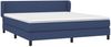 vidaXL Boxspringbett mit Matratze Blau 180x200 cm Stoff 3126107 Bild 3