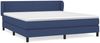 vidaXL Boxspringbett mit Matratze Blau 180x200 cm Stoff 3126107 Bild 2