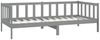vidaXL Tagesbett mit Matratze 90x200 cm Grau Massivholz Kiefer [3083611] Bild 5