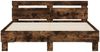 vidaXL Bettgestell mit Kopfteil Räuchereiche 140x200 cm Holzwerkstoff 3207424 Bild 5