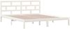 vidaXL Massivholzbett Weiß 135x190 cm 4FT6 Double [3101194] Bild 3