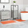 vidaXL Anti-Rutsch Badematten-Set 3 pcs Orange PP 4019871 Bild 3