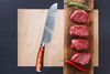Santoku Damast Allzweckmesser 7 inch für den Profi und Hobbykoch Bild 3