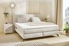 Boxspringbett 180x200 cm H3+H4 Federkernmatratzen Bonell Topper Chenille Beige Bild 4