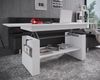 VCM Beistelltisch & Couchtisch Kobila 915189 Weiß H. 52 x B. 115 x T. 58 cm Bild 5