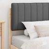 vidaXL Bettgestell mit gepolstertem Kopfteil Dunkelgrau 100 x 200 cm 877790 Bild 3