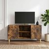 vidaXL TV-Schränk 102 x 34,5 x 50 cm Geräucherte Eiche Holzwerkstoff 895160 Bild 3